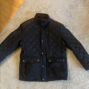 Vince Camuto Men's Quilted Black Jacket